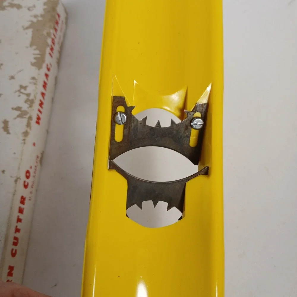 Vintage American Corn Cutter Co. Yellow Indiana USA Whole Kernel Sharp Blades